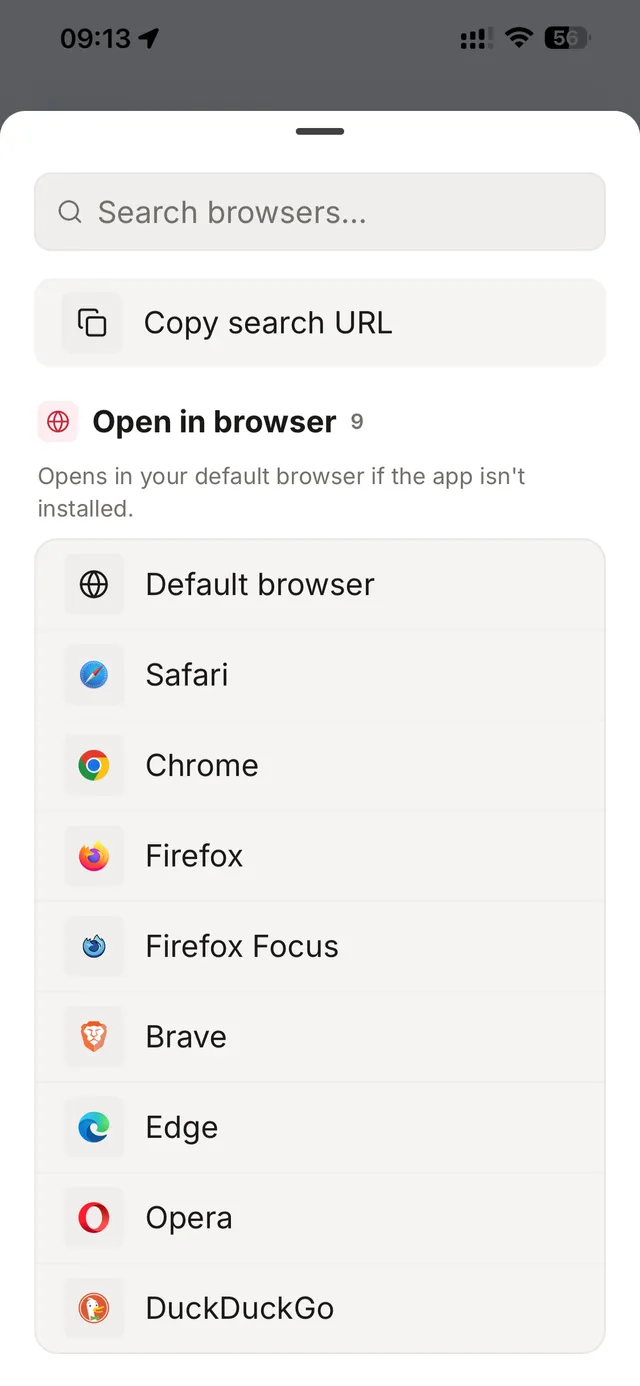 Browsers sheet