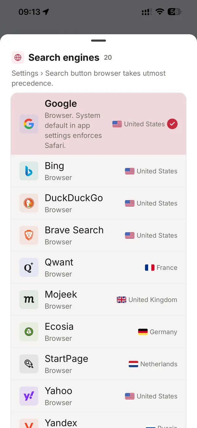 Search engines